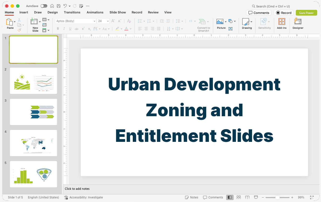 Urban Development Zoning and Entitlement Slides