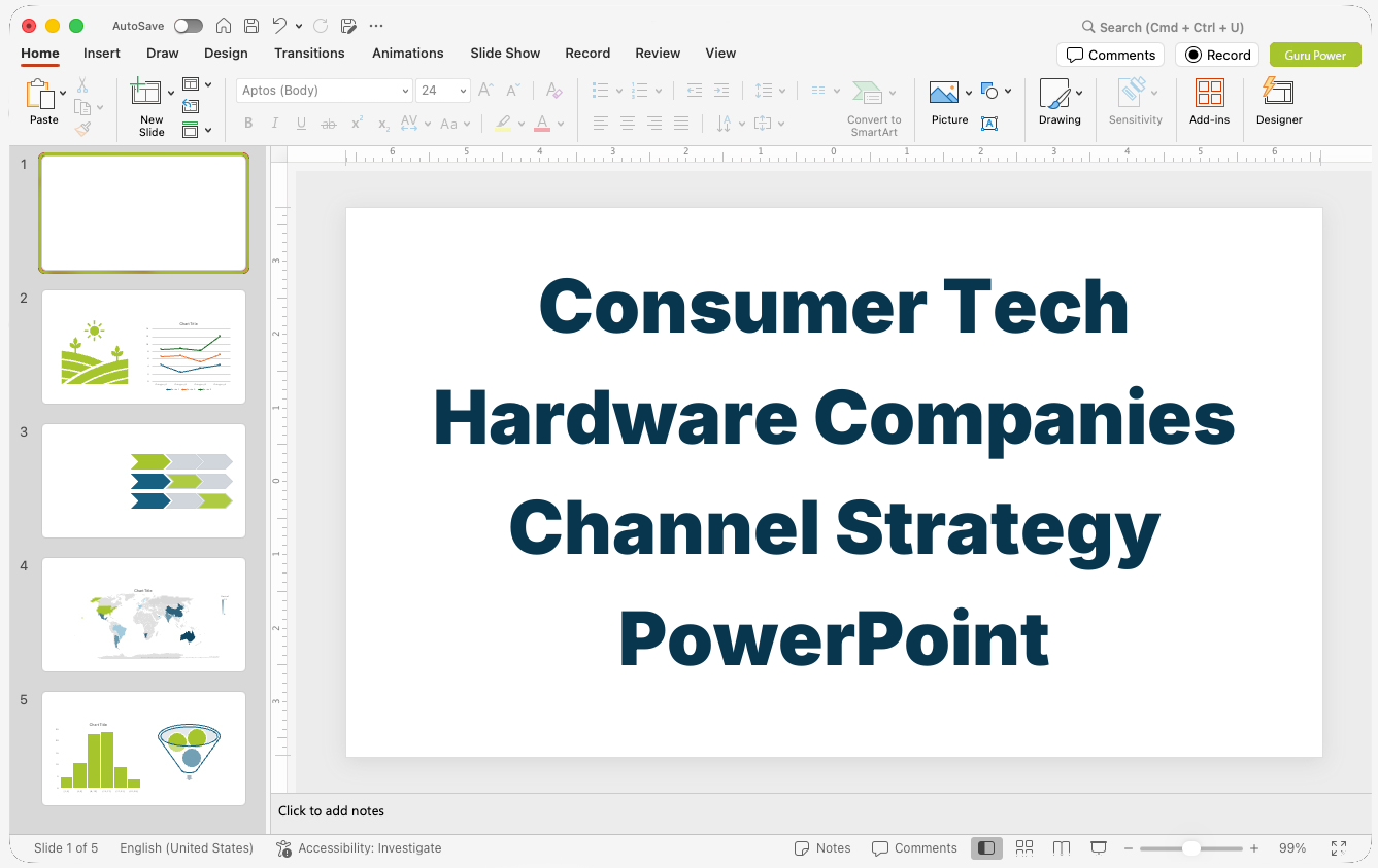Consumer Tech Hardware Companies Channel Strategy PowerPoint