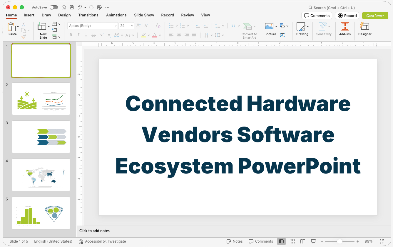 Connected Hardware Vendors Software Ecosystem PowerPoint