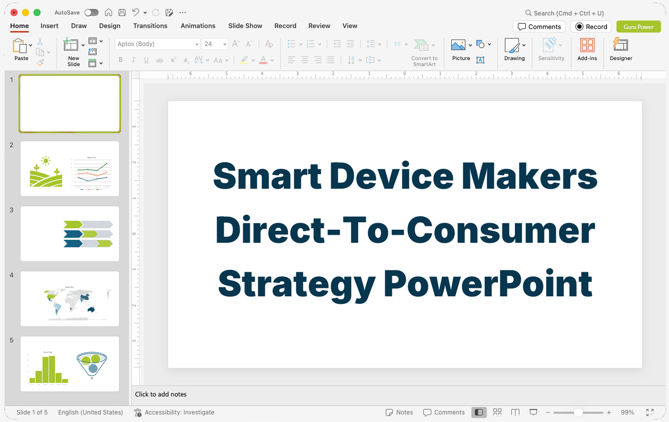 Smart Device Makers Direct-To-Consumer Strategy PowerPoint