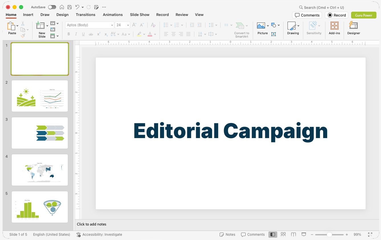 Editorial Campaign Pitch-Deck