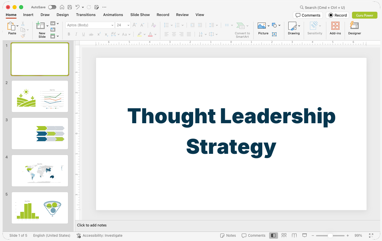 Thought Leadership Strategy Pitch-Deck