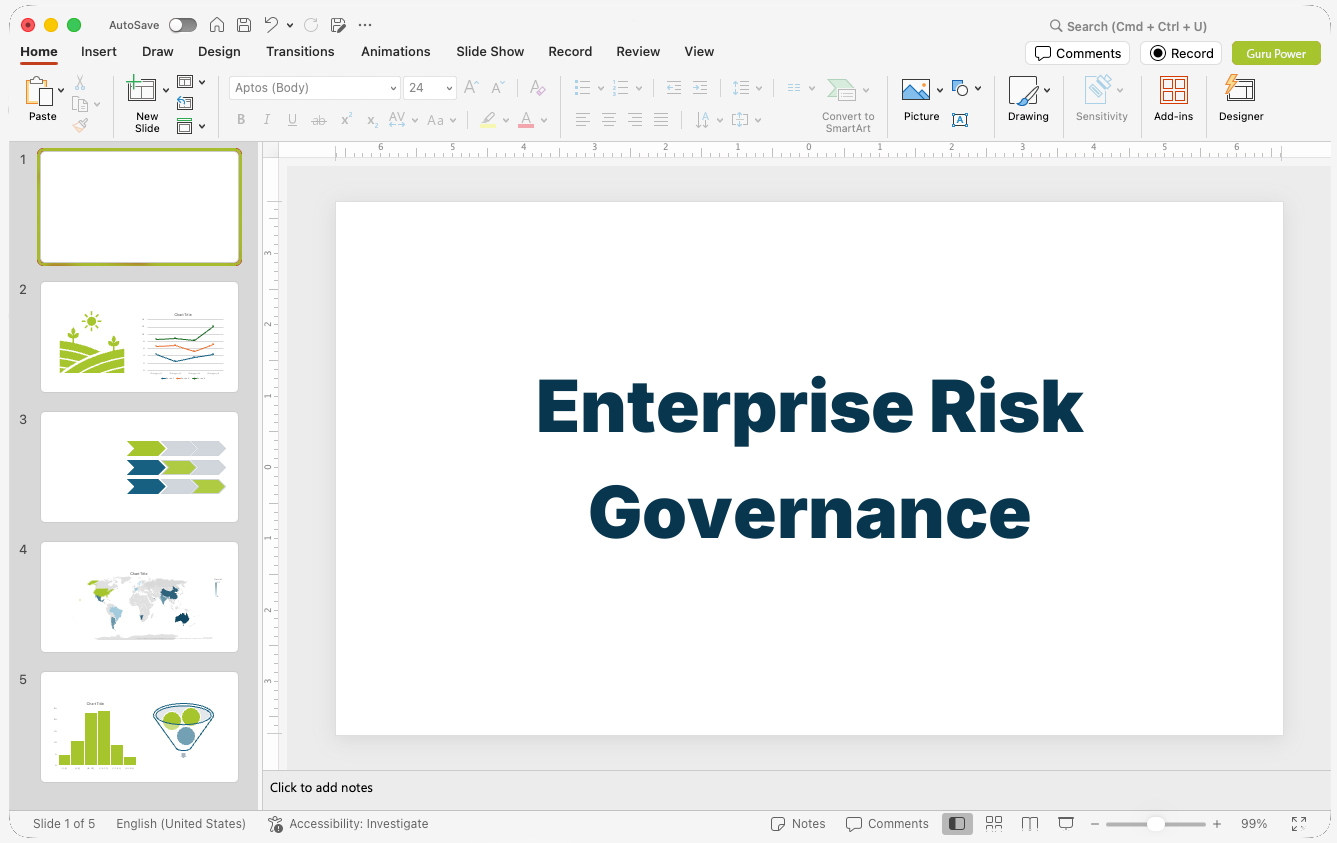 Enterprise Risk Governance Pitch-Deck