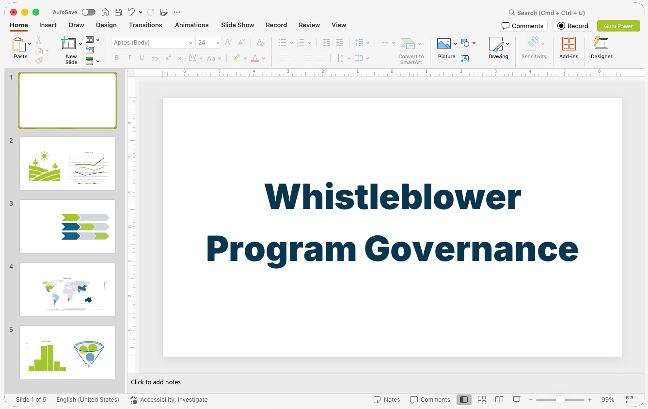 Whistleblower Program Governance Pitch-Deck
