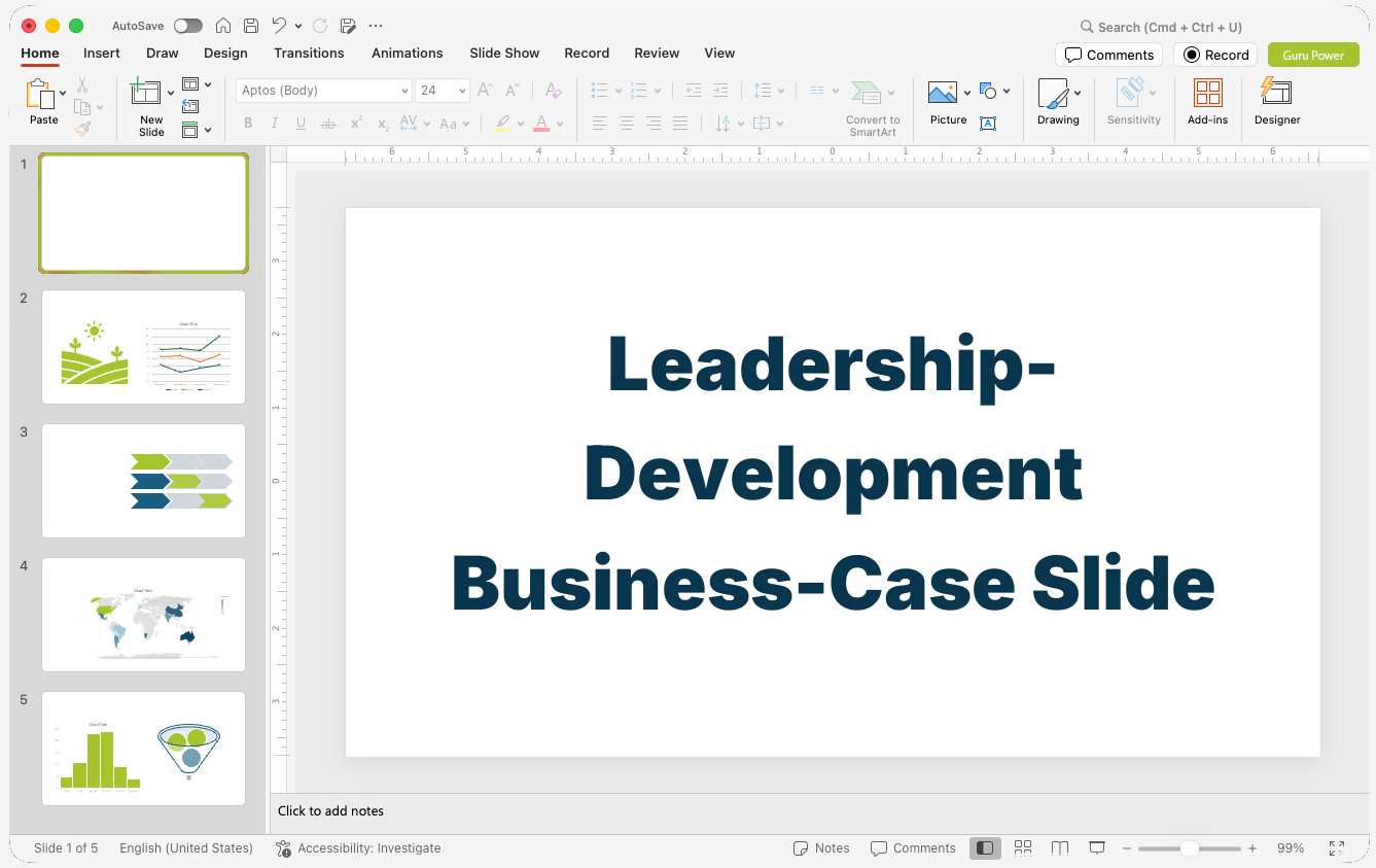 Leadership-Development Business-Case Slide-Deck