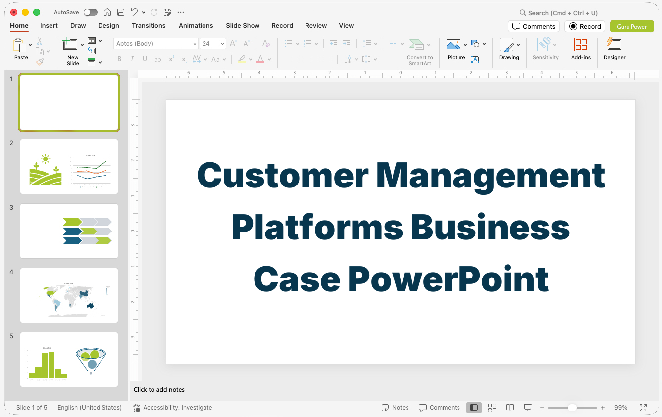 Customer Management Platforms Business Case PowerPoint