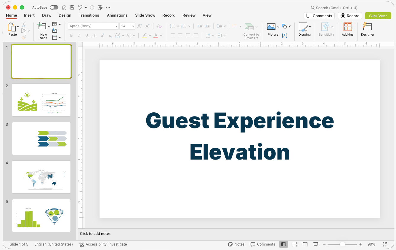 Guest Experience Elevation Presentation