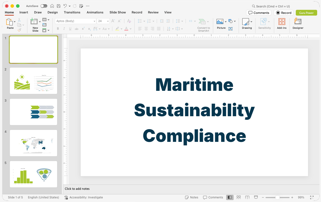 Maritime Sustainability Compliance Deck