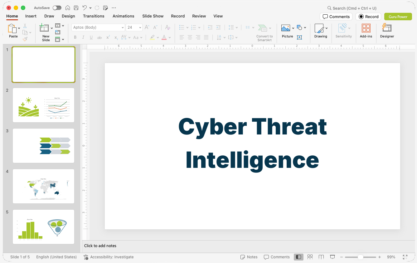 Cyber Threat Intelligence Pitch-Deck