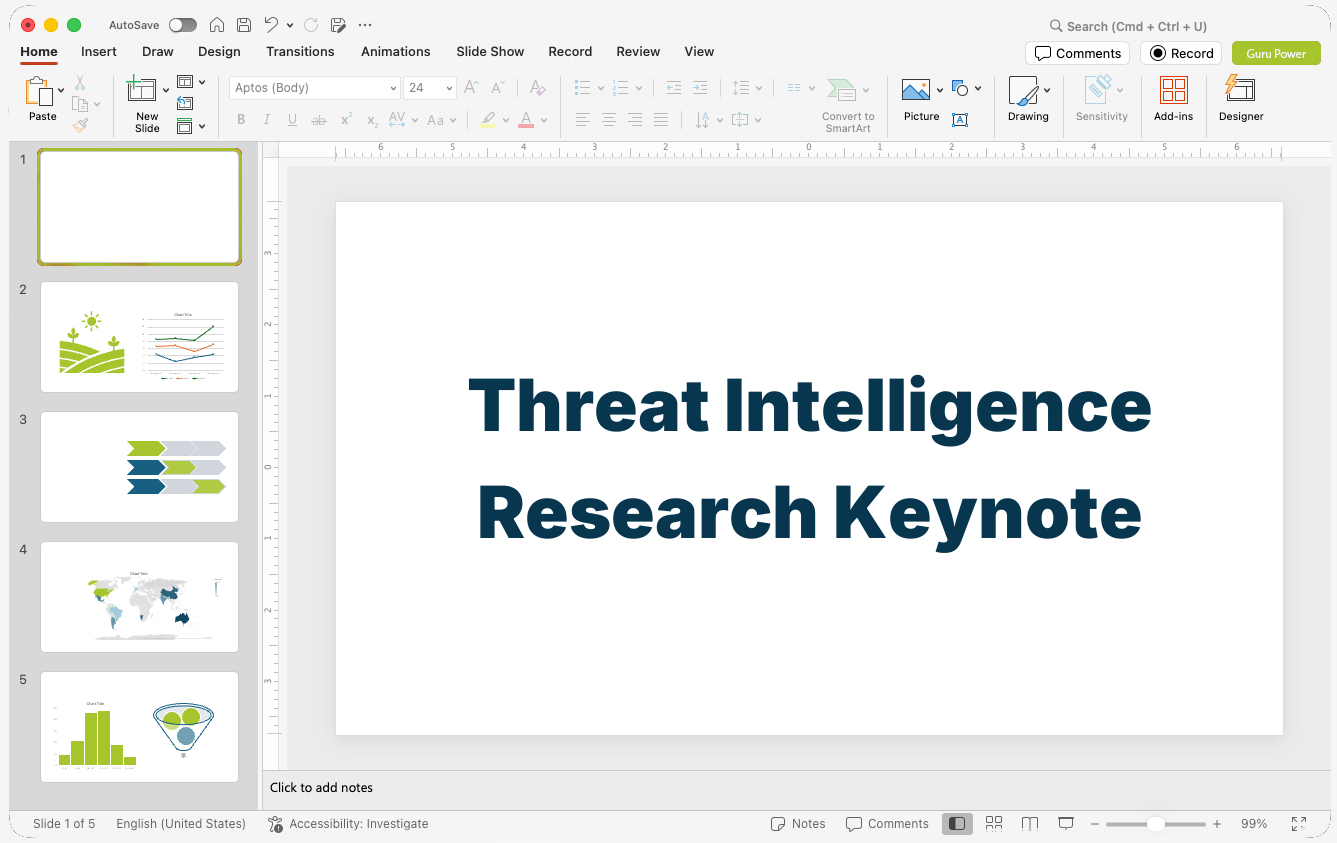 Threat Intelligence Research Keynote Presentation