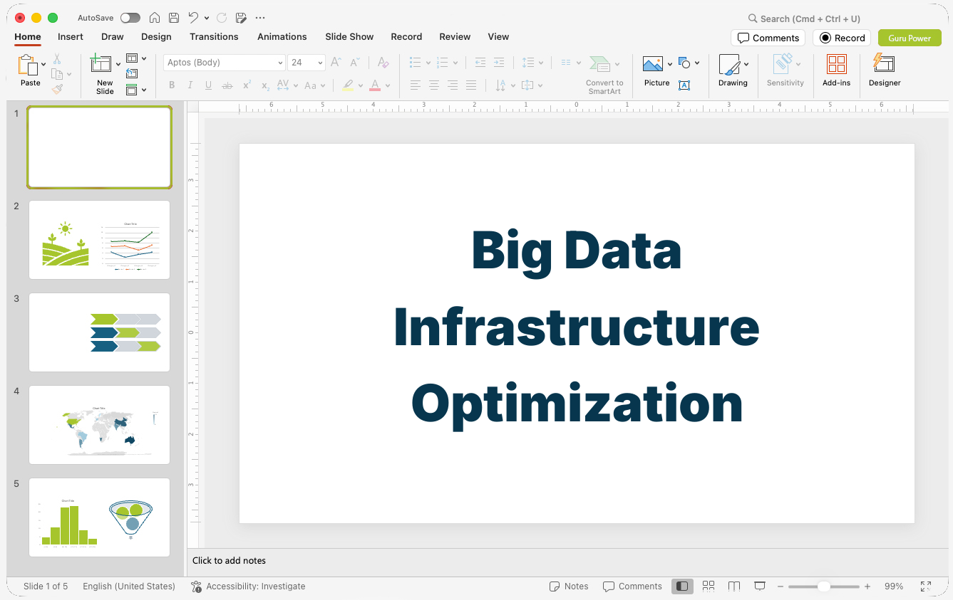 Big Data Infrastructure Optimization Presentation