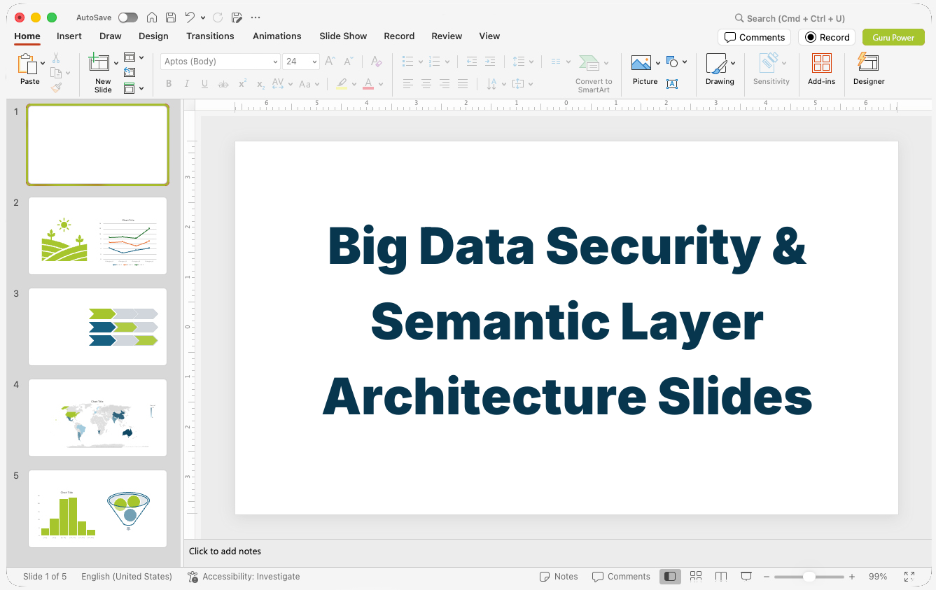 Big Data Security & Semantic Layer Architecture Slides