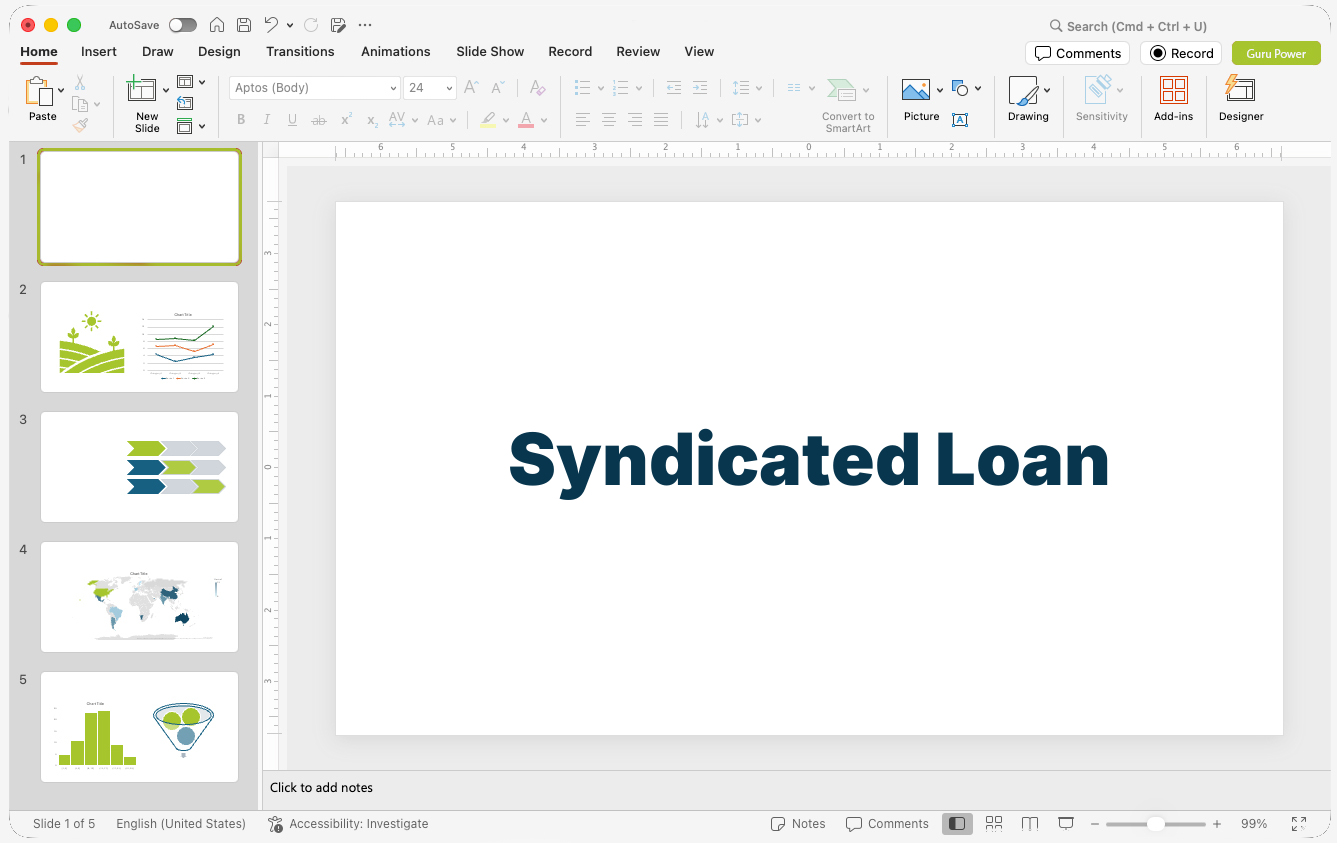 Syndicated Loan Pitch-Deck