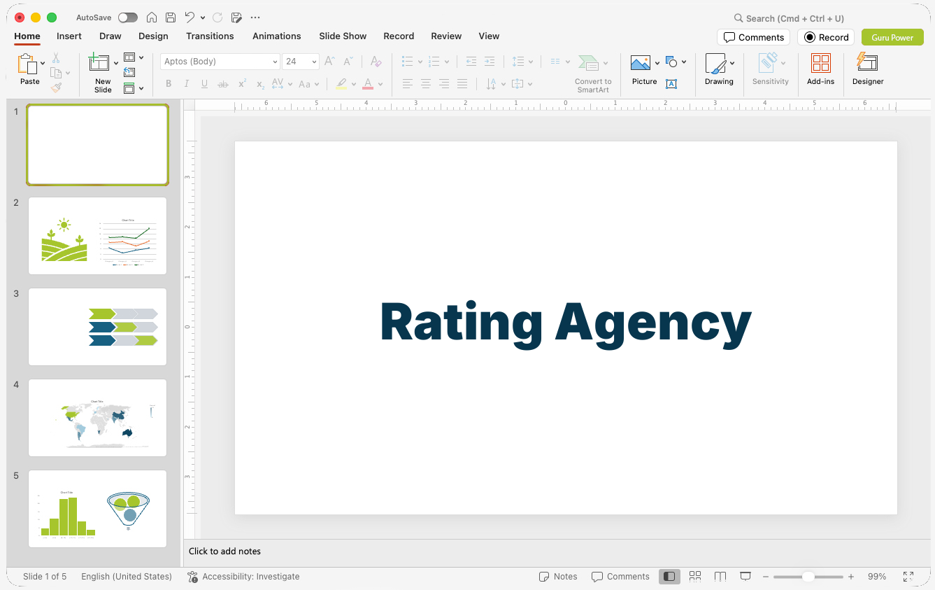 Rating Agency Presentation