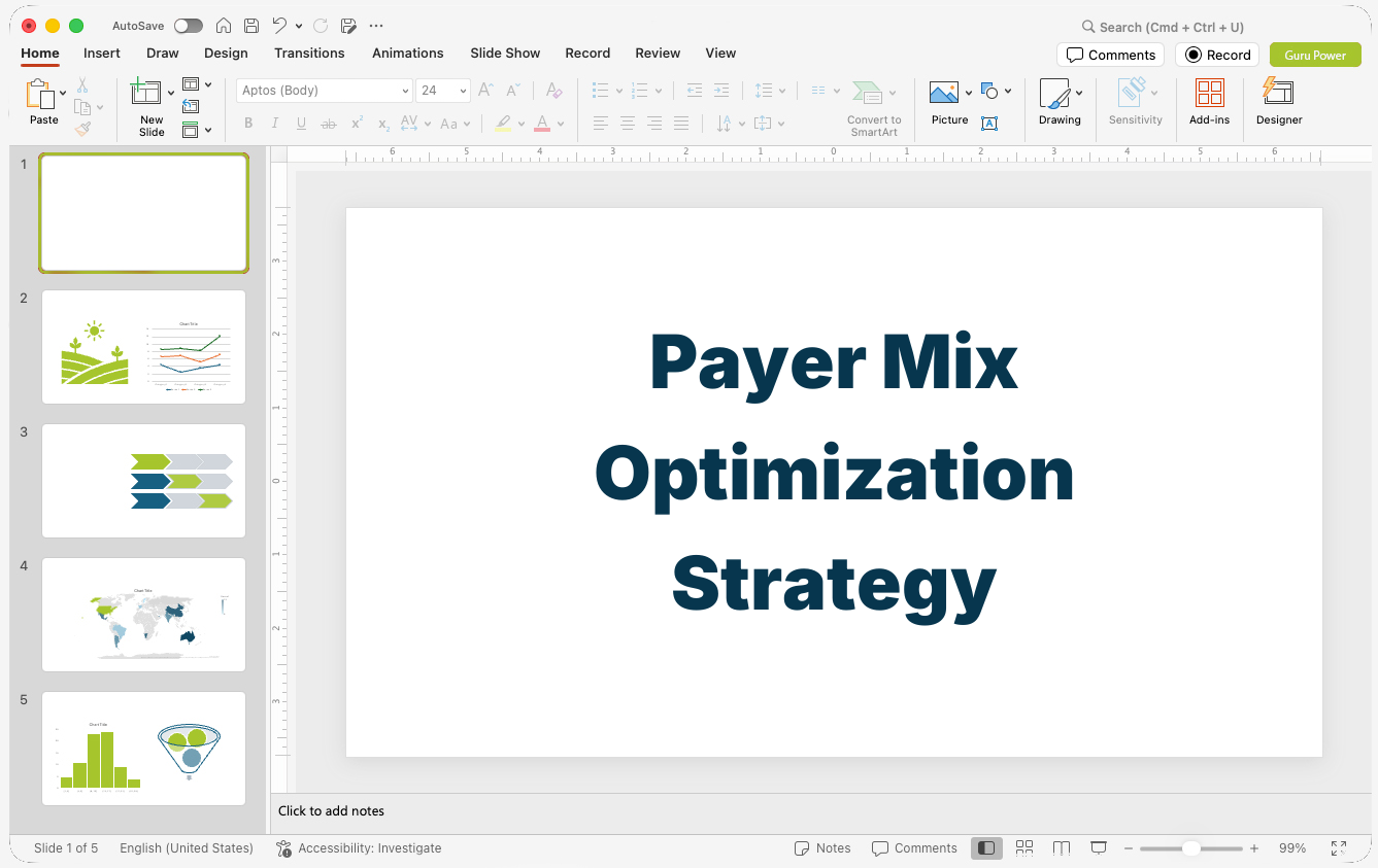 Payer Mix Optimization Strategy