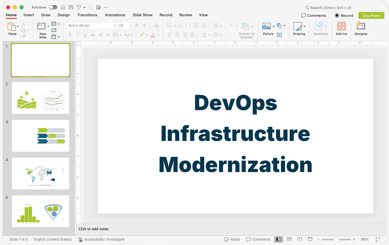DevOps Infrastructure Modernization Presentation