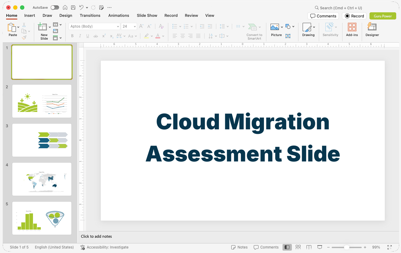Cloud Migration Assessment Slide-Deck