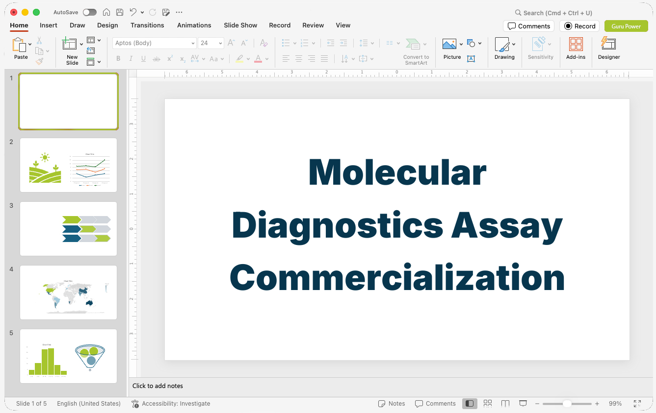 Molecular Diagnostics Assay Commercialization Presentation