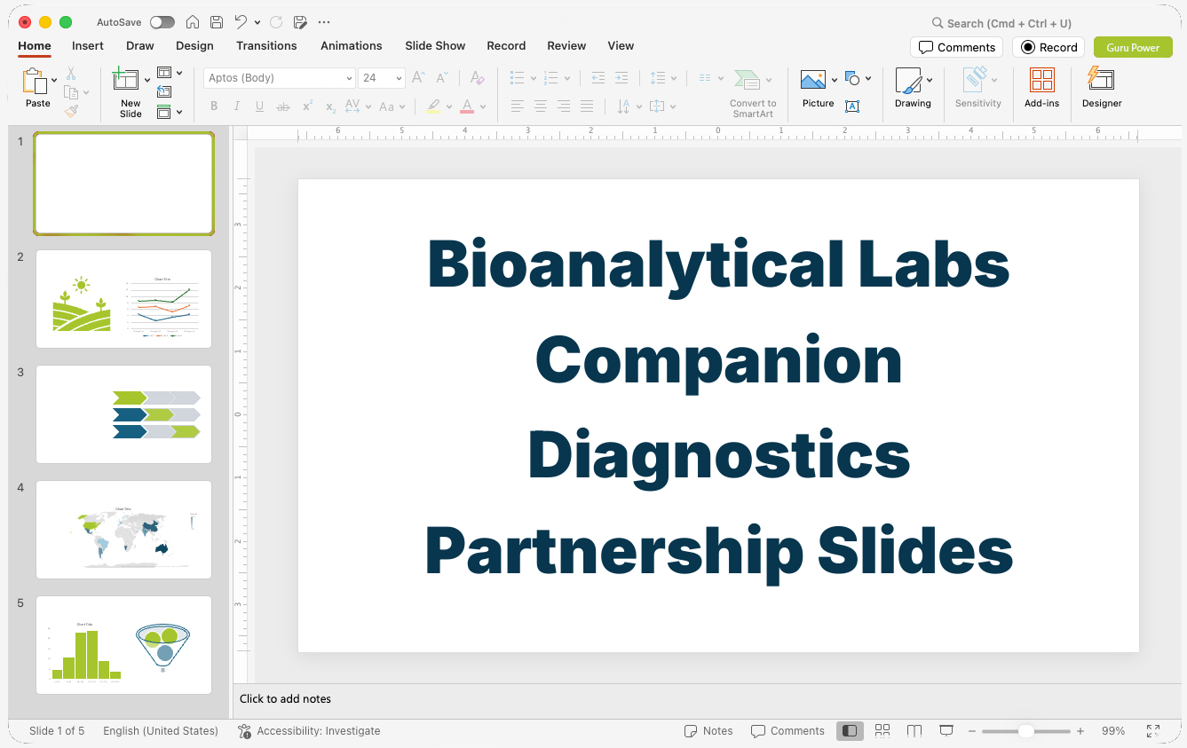 Bioanalytical Labs Companion Diagnostics Partnership Slides
