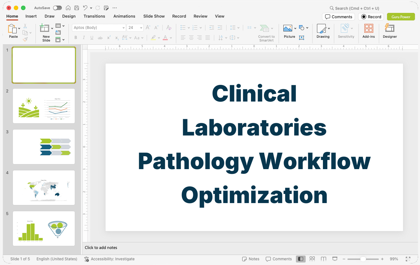 Clinical Laboratories Pathology Workflow Optimization Presentation