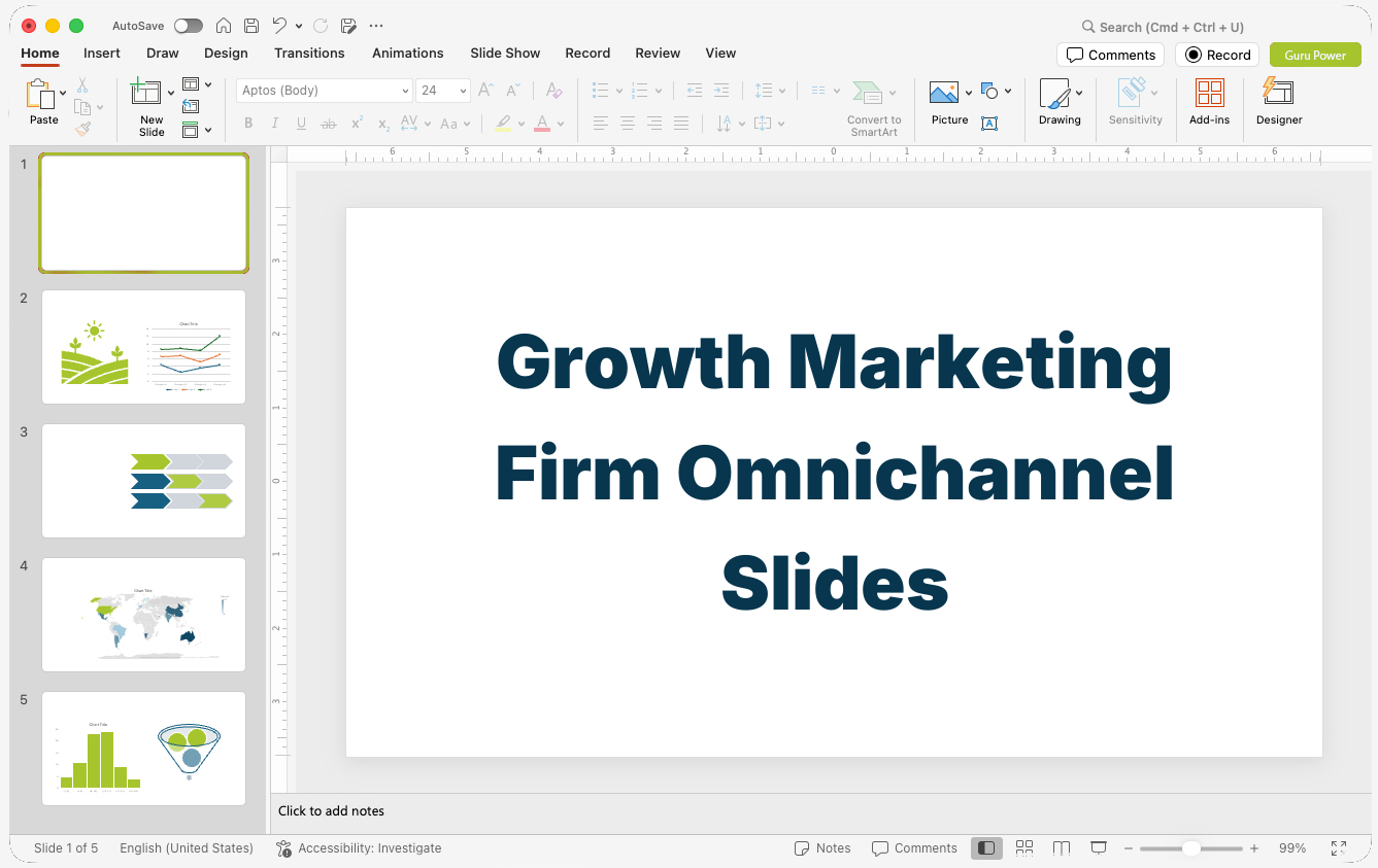 Growth Marketing Firm Omnichannel Proposal Slides