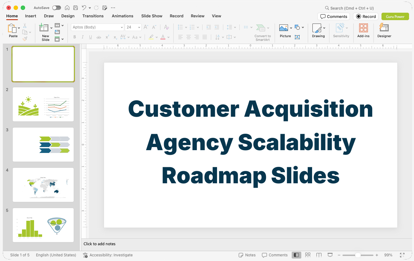 Customer Acquisition Agency Scalability Roadmap Slides