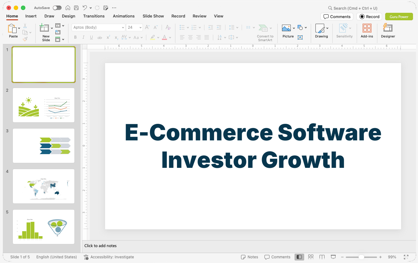 E-Commerce Software Investor Growth Pitch-Deck