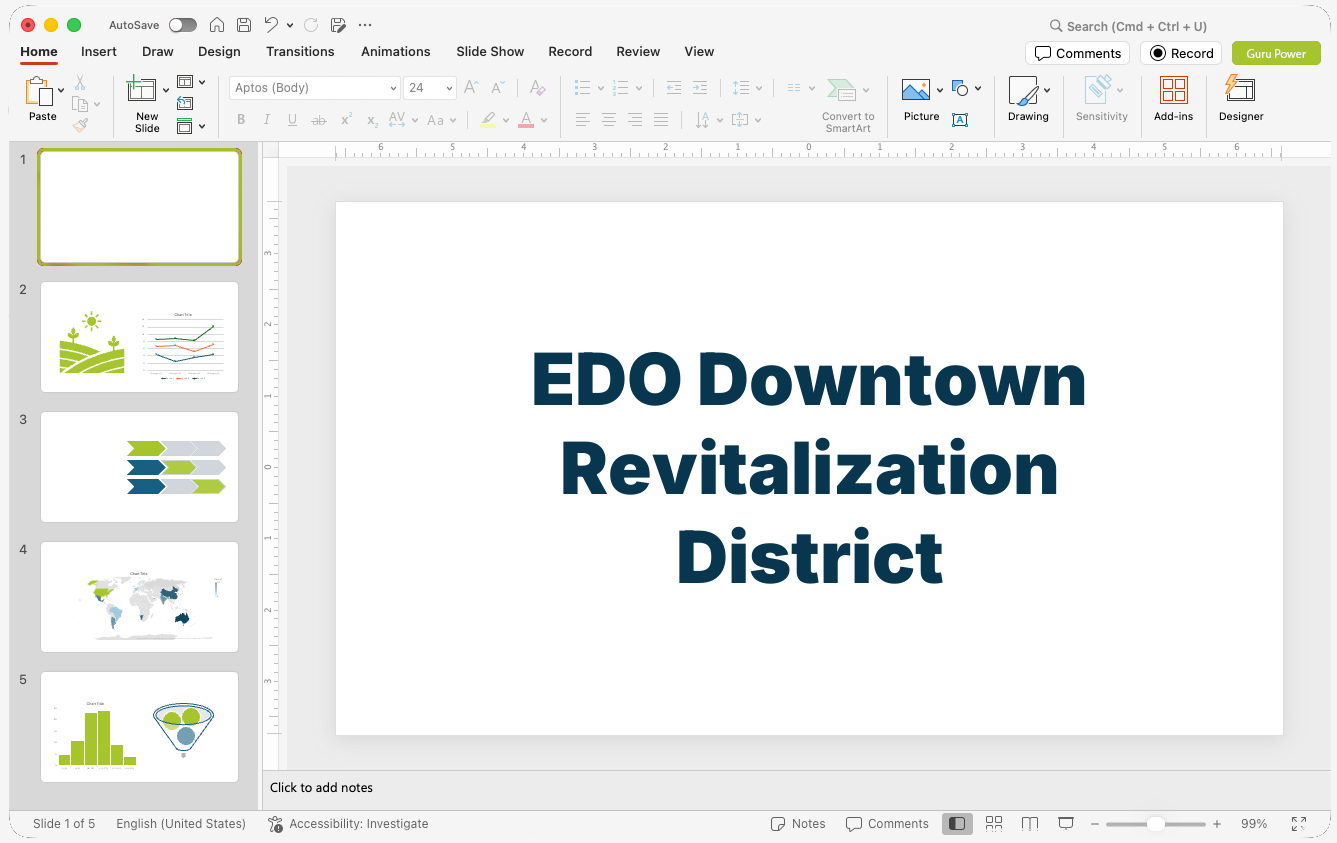 EDO Downtown Revitalization District Presentation