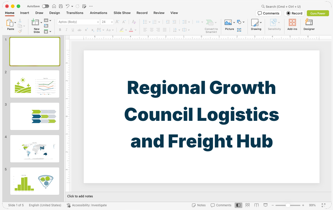 Regional Growth Council Logistics and Freight Hub Pitch-Deck