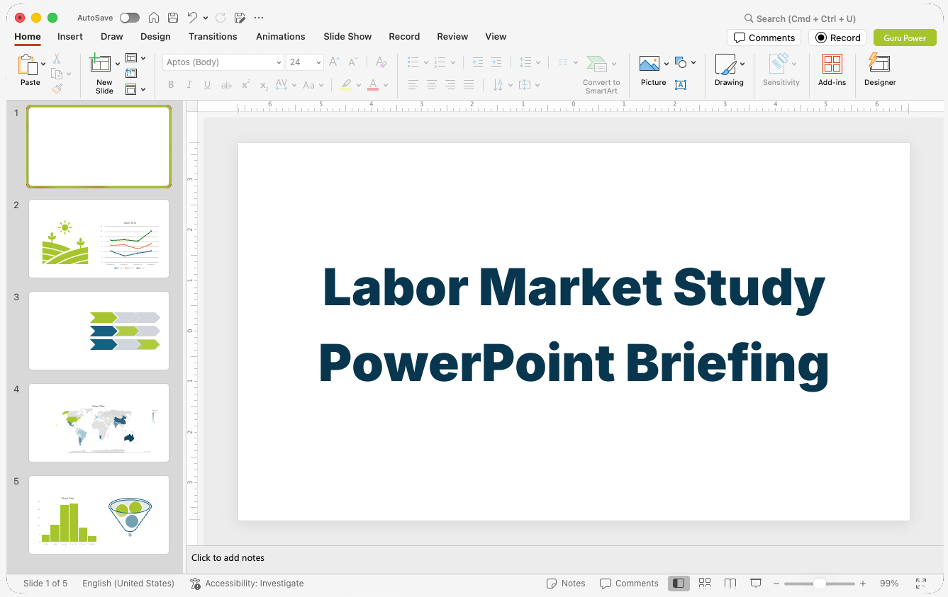 Labor Market Study PowerPoint Briefing