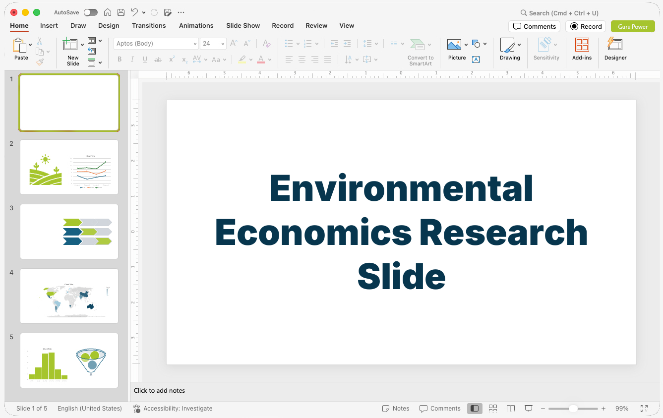 Environmental Economics Research Slide-Deck