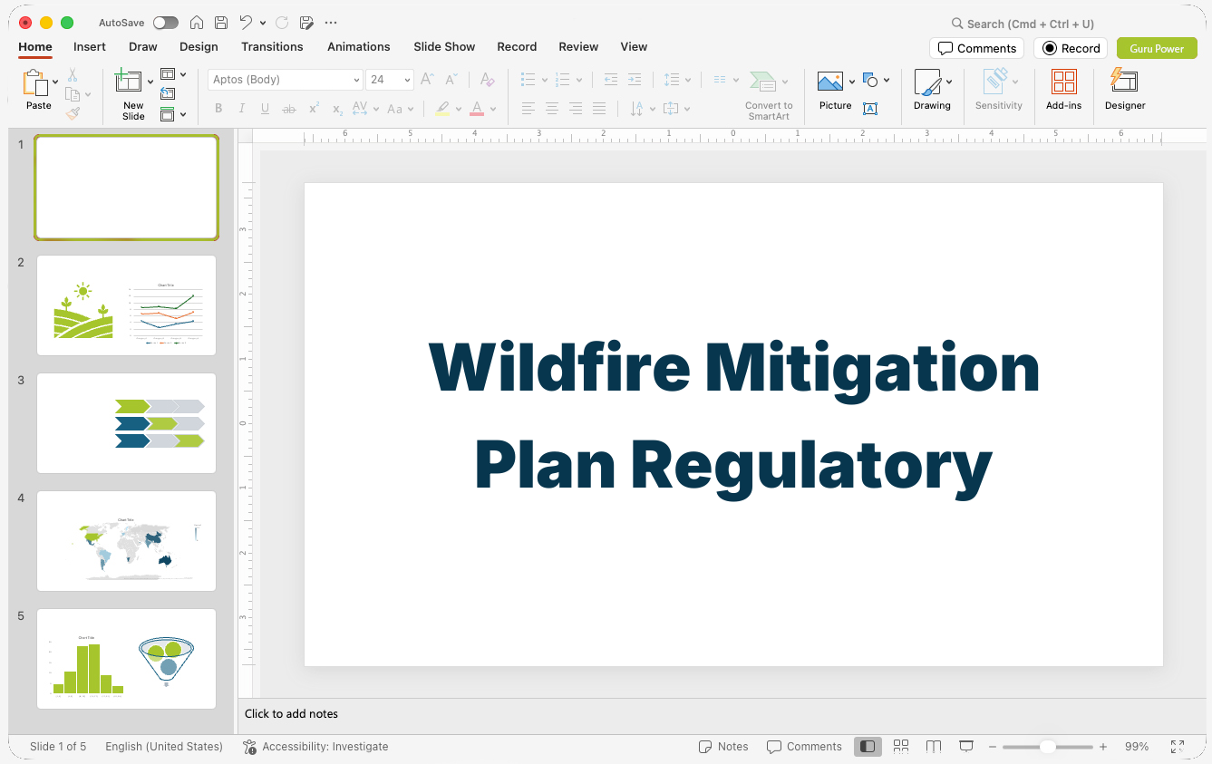 Wildfire Mitigation Plan Regulatory Presentation