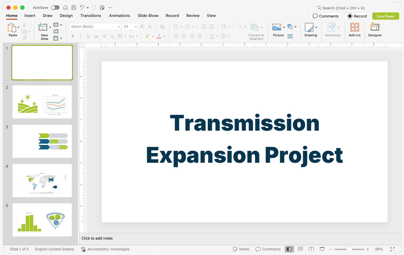 Transmission Expansion Project Pitch-Deck