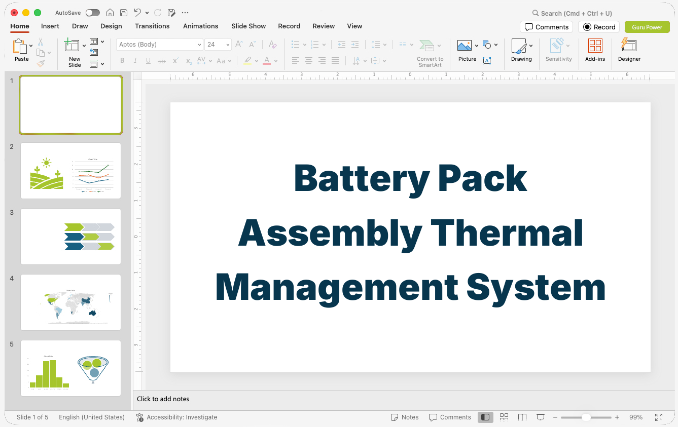 Battery Pack Assembly Thermal Management System Presentation