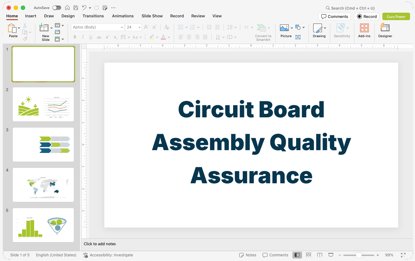 Circuit Board Assembly Quality Assurance Deck