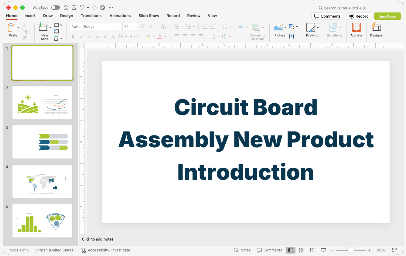 Circuit Board Assembly New Product Introduction Deck