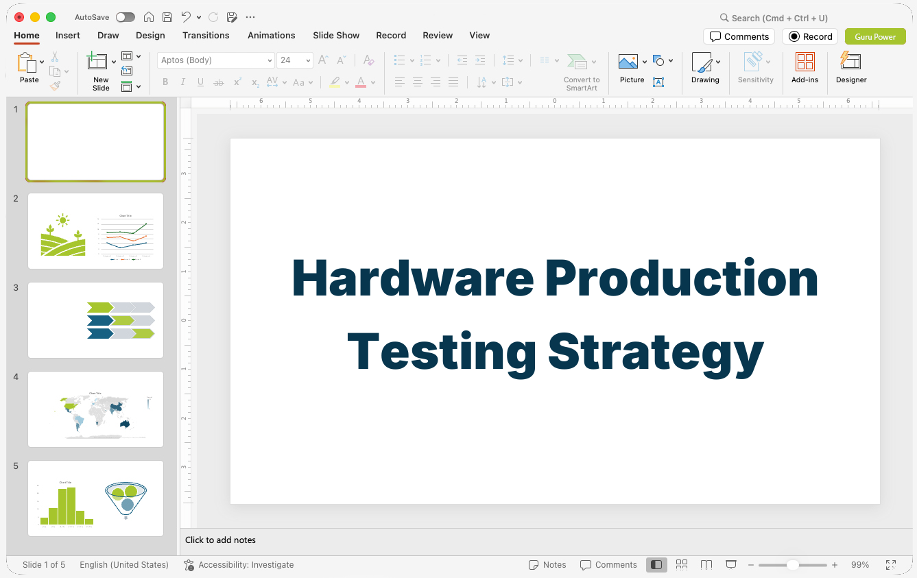 Hardware Production Testing Strategy Pitch-Deck