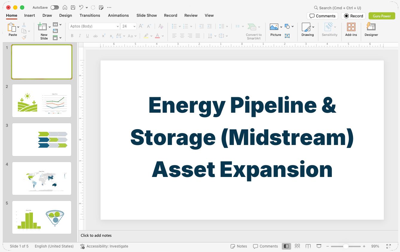 Energy Pipeline & Storage (Midstream) Asset Expansion Pitch-Deck