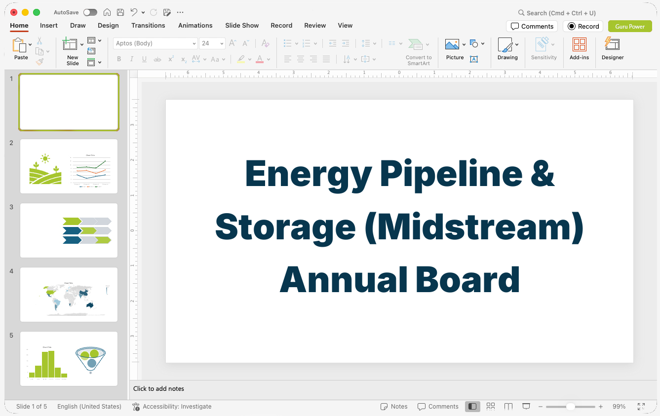 Energy Pipeline & Storage (Midstream) Annual Board Presentation