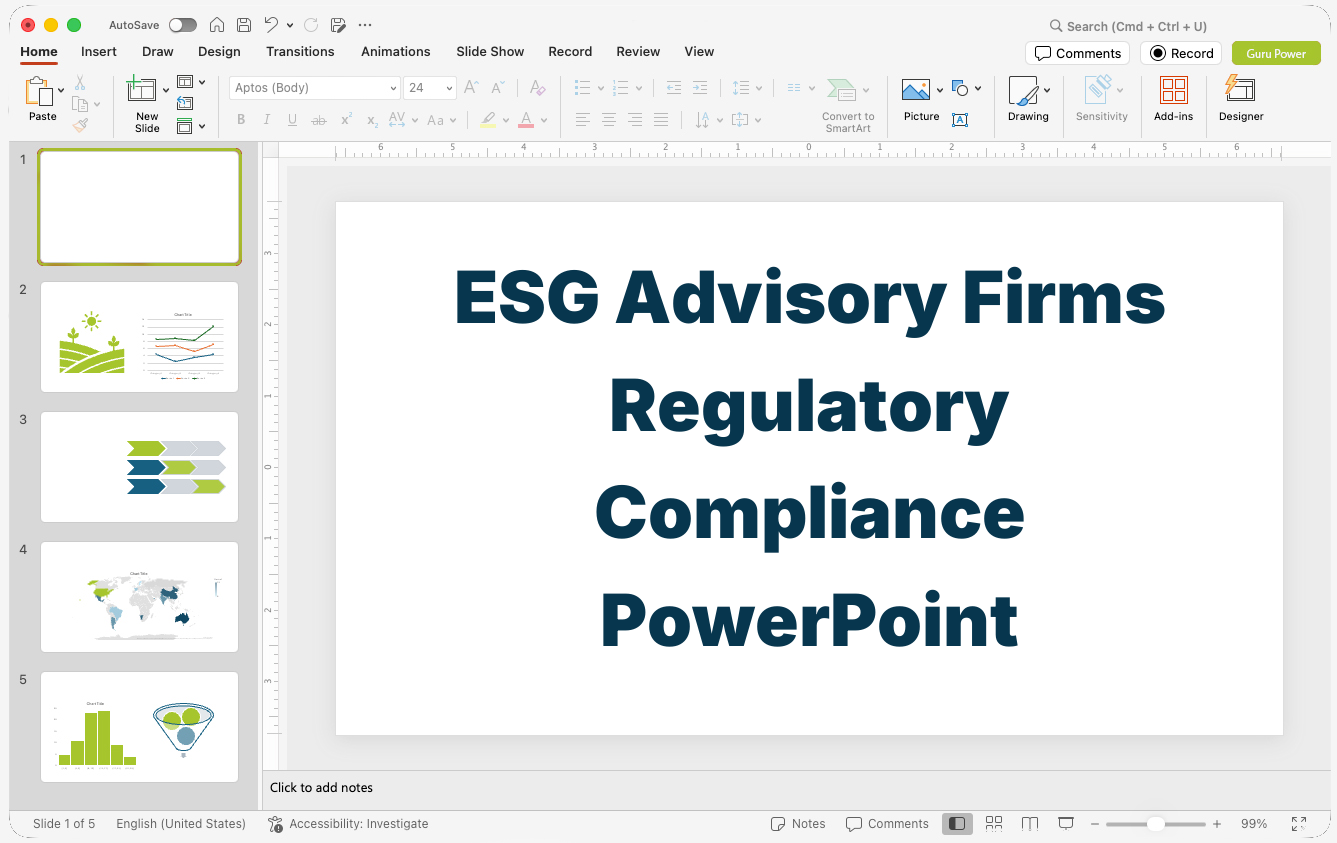 ESG Advisory Firms Regulatory Compliance PowerPoint