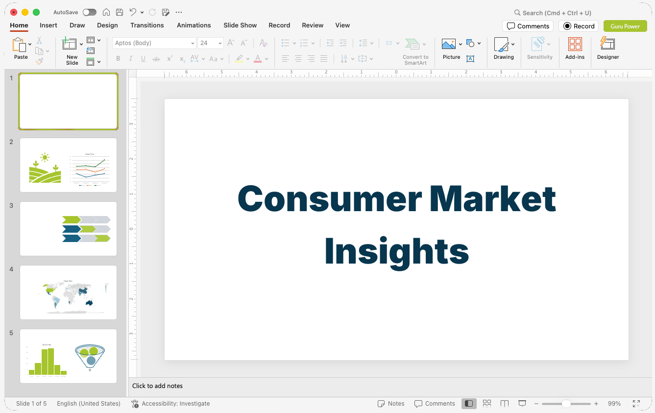 Consumer Market Insights Presentation