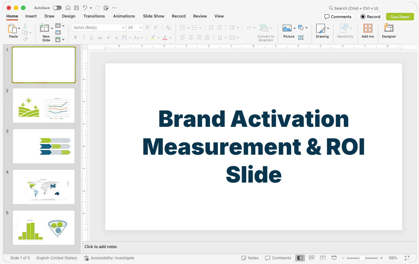 Brand Activation Measurement & ROI Slide-Deck