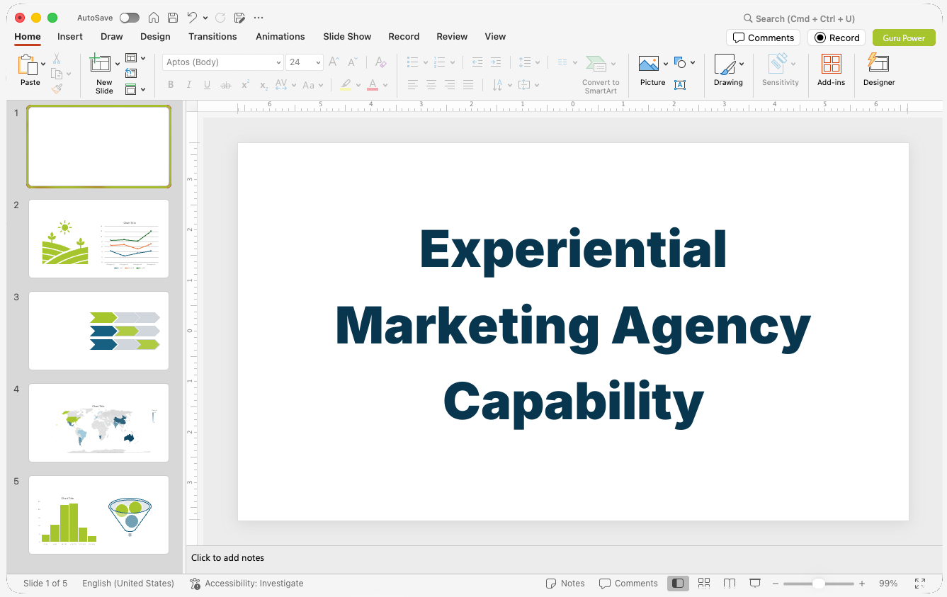 Experiential Marketing Agency Capability Presentation