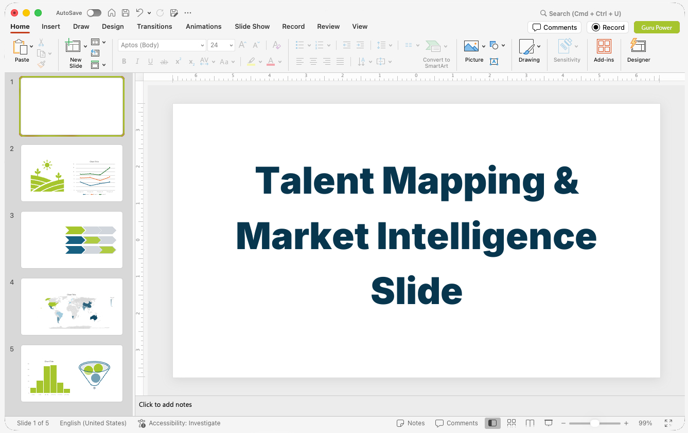 Talent Mapping & Market Intelligence Slide-Deck