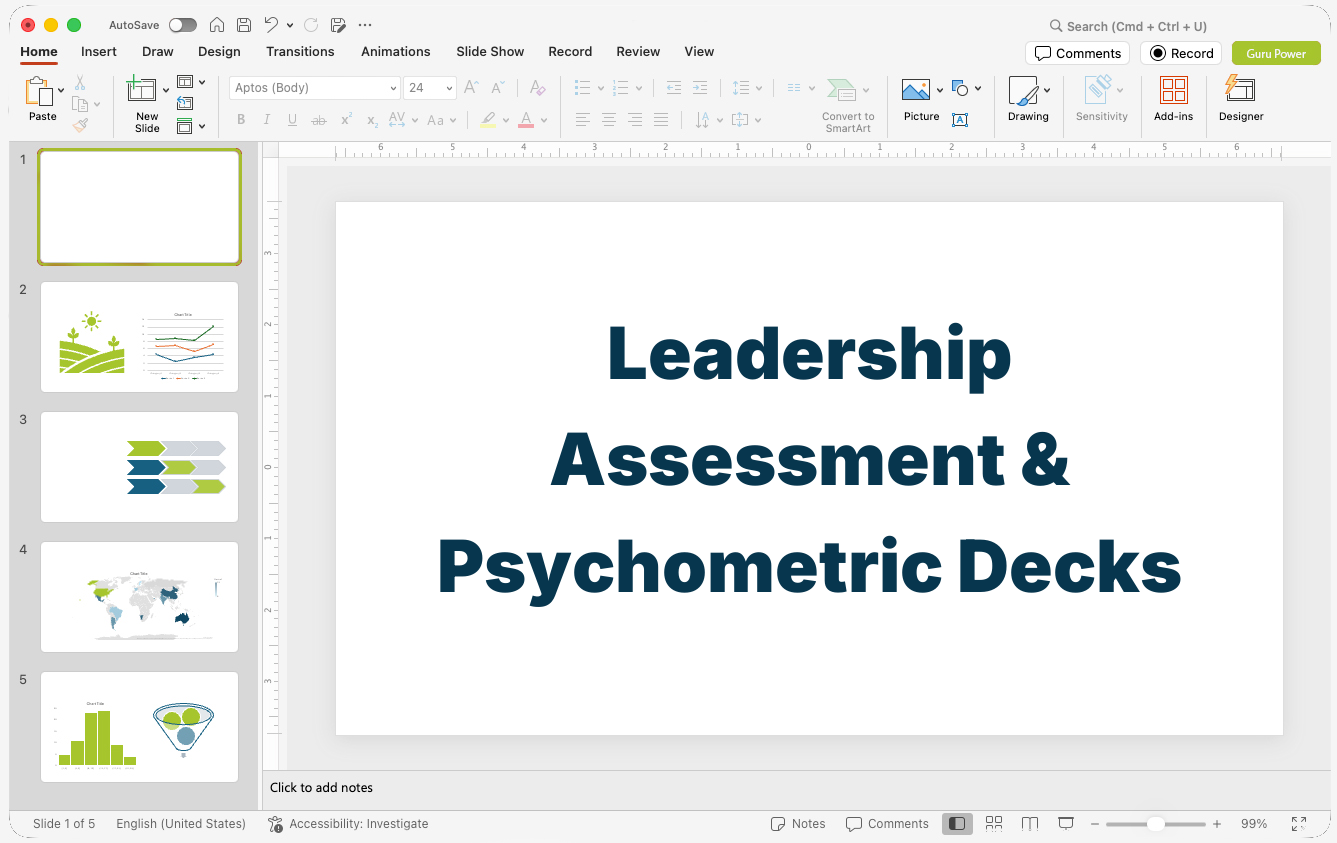 Leadership Assessment & Psychometric Decks