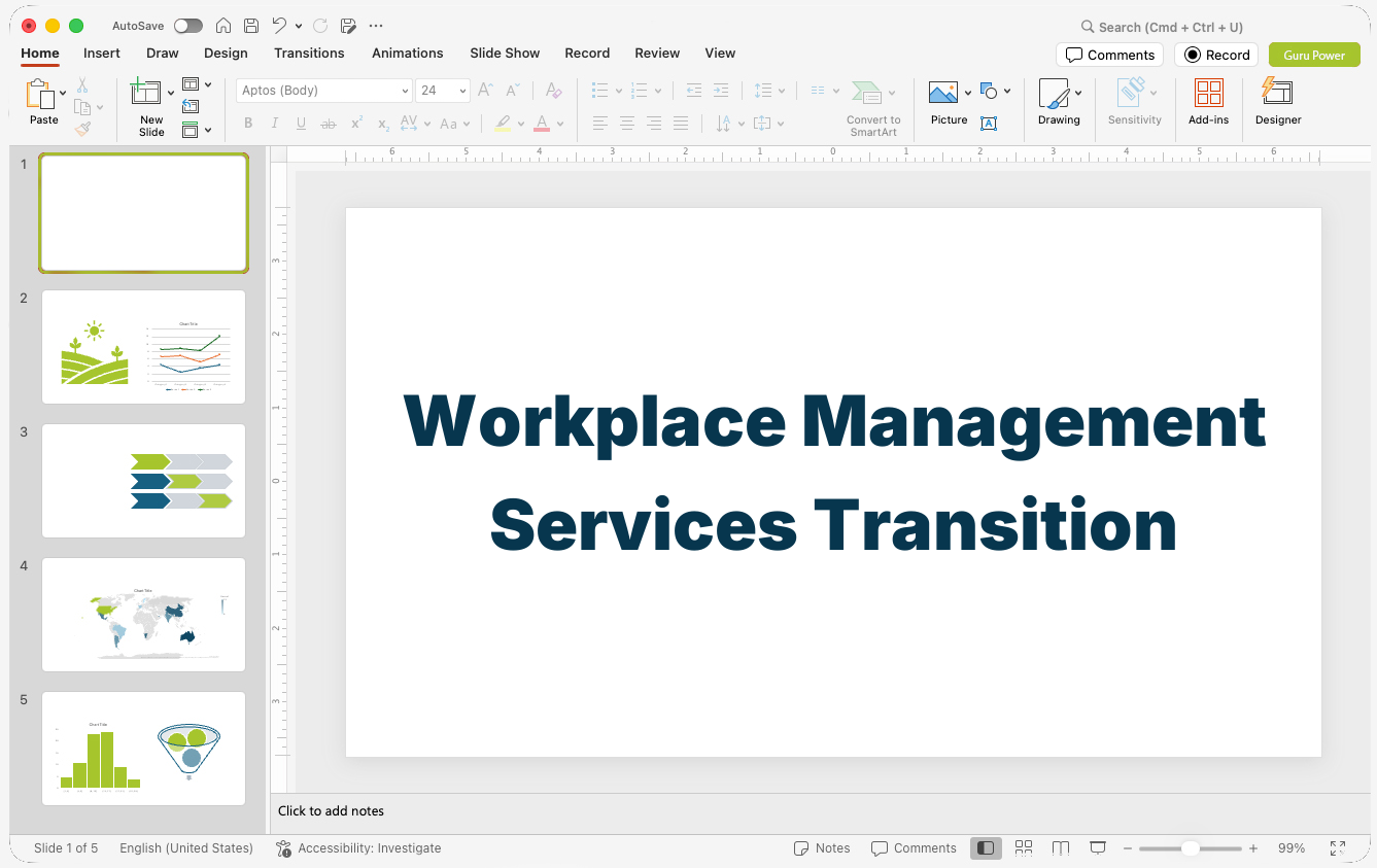 Workplace Management Services Transition Presentation