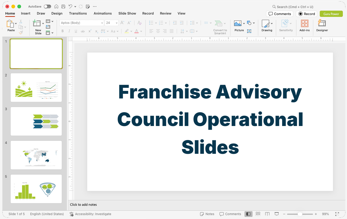 Franchise Advisory Council Operational Slides
