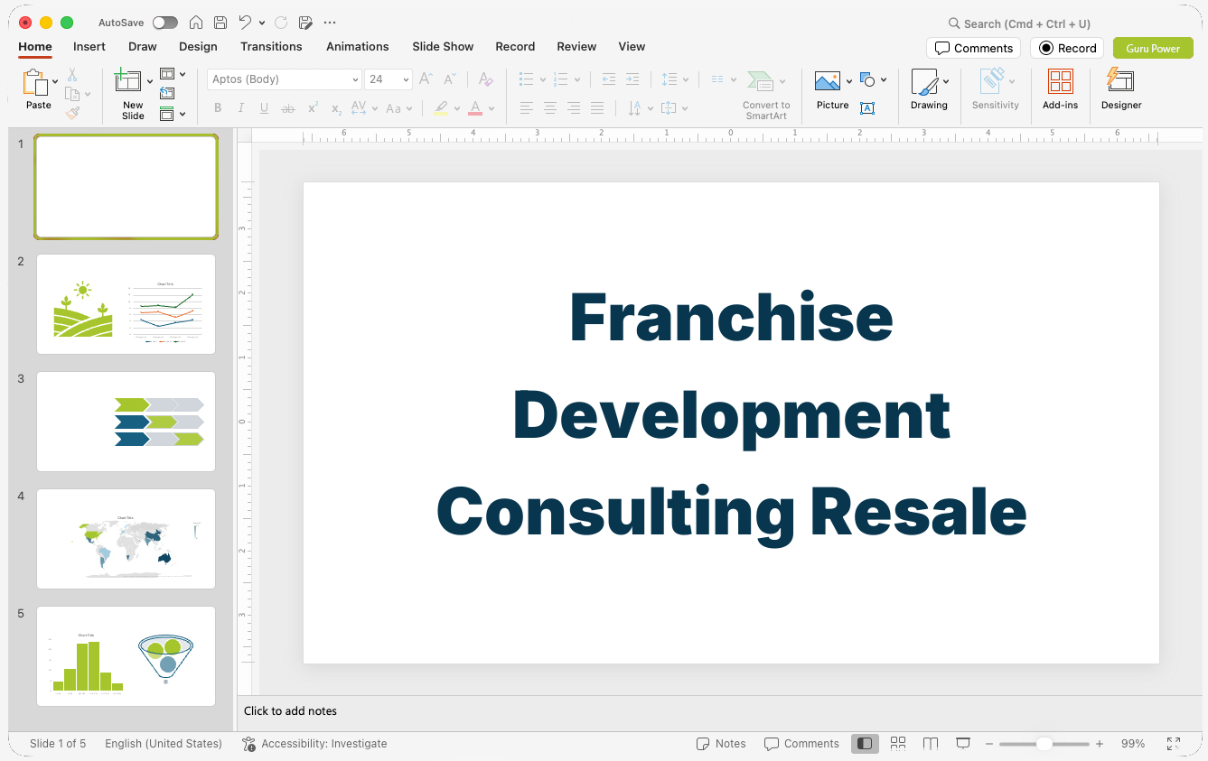 Franchise Development Consulting Resale Presentation