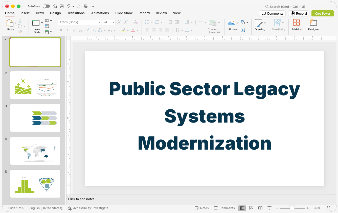 Public Sector Legacy Systems Modernization Pitch-Deck