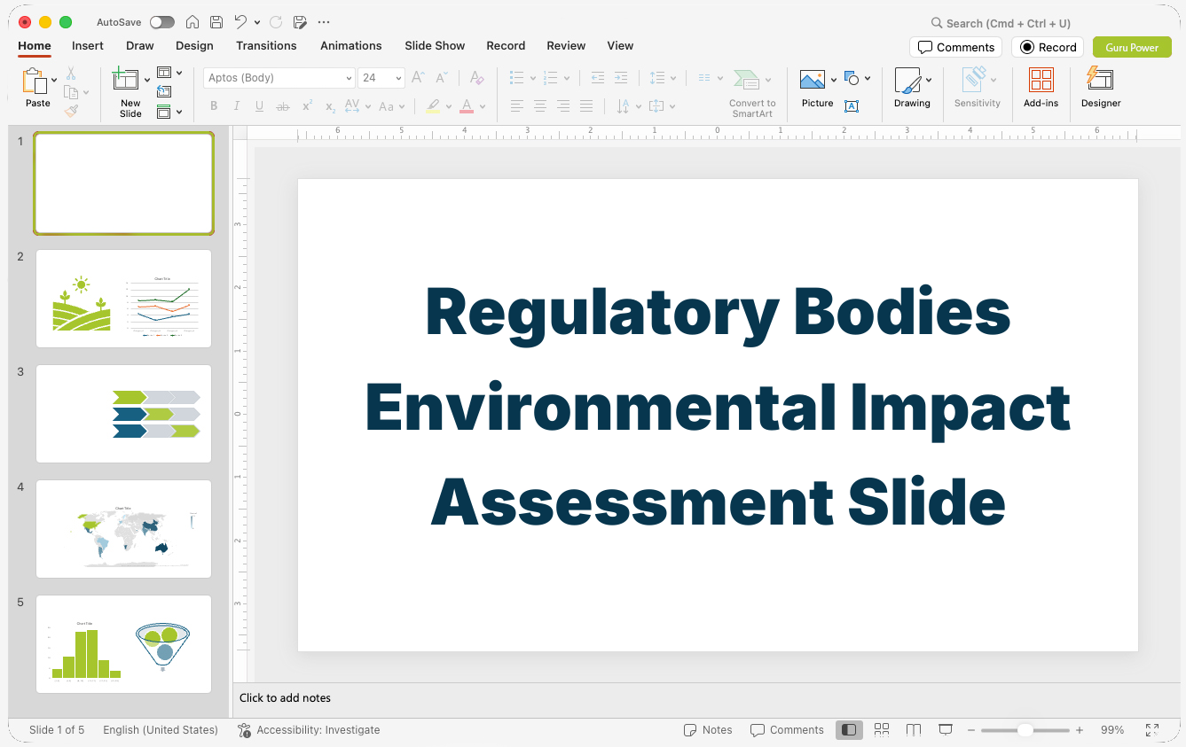 Regulatory Bodies Environmental Impact Assessment Slide-Deck